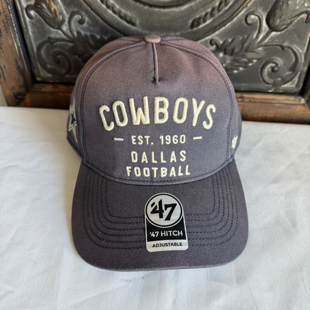NWT! Dallas Cowboys '47 Dusted Laramie Hitch Retro Navy Snapback Adjustable Hat